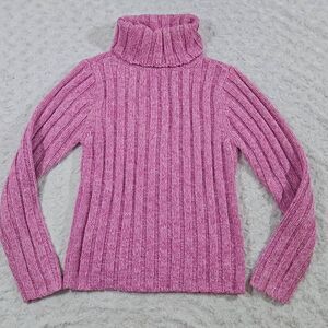 Y2K Aeropostale 2000s Womens size medium pink Shimmer turtleneck barbiecore